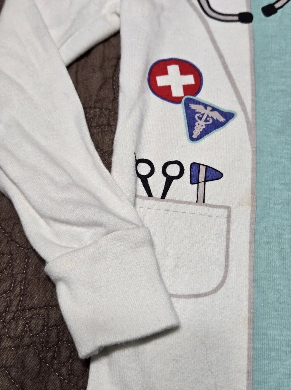 Doctor Costume Pajama Top, toddler kids 3T